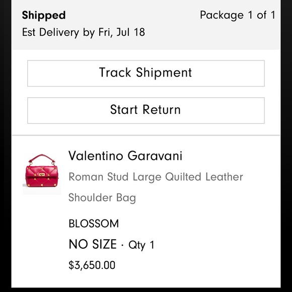 Valentino Roman Stud Large Quilted Bag - Picture 7 of 7